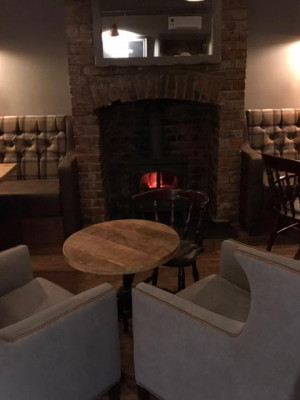 An image of room with nice mood lighting