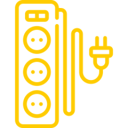 An icon depicting an extension cable.