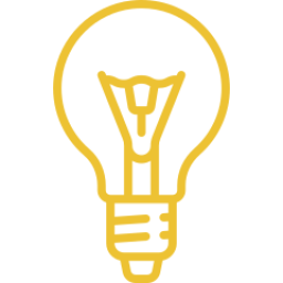 An icon depicting a bulb.